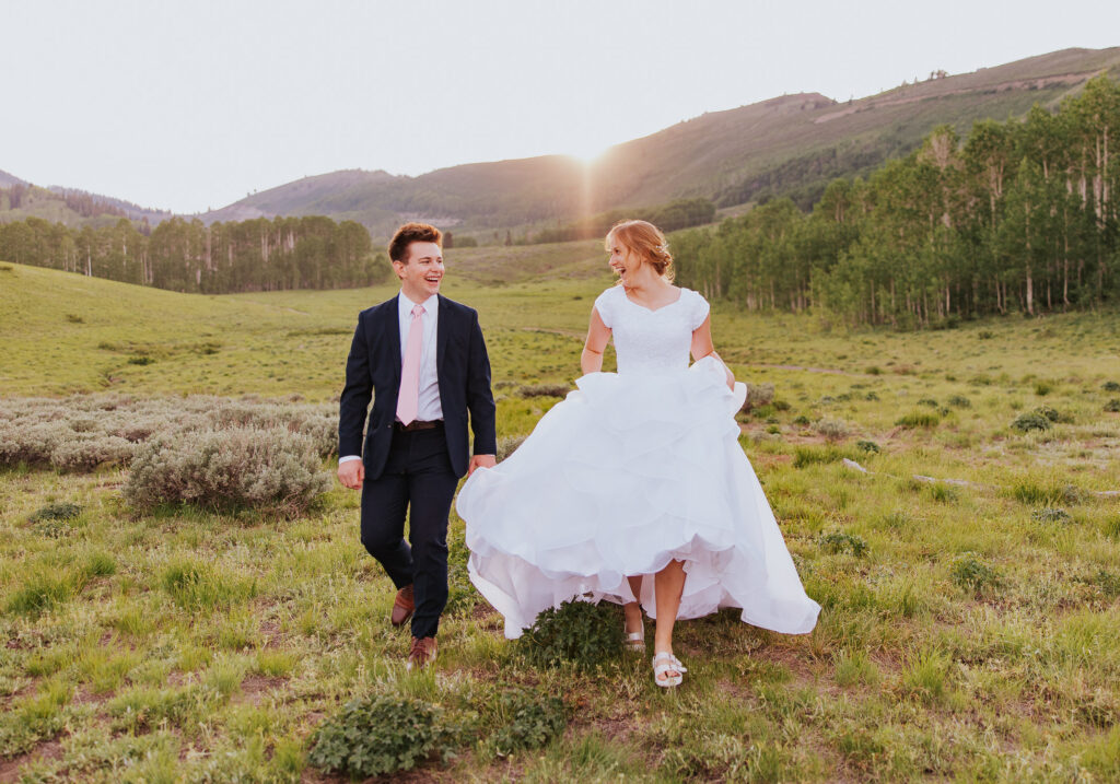 Beautiful Utah wedding pose ideas