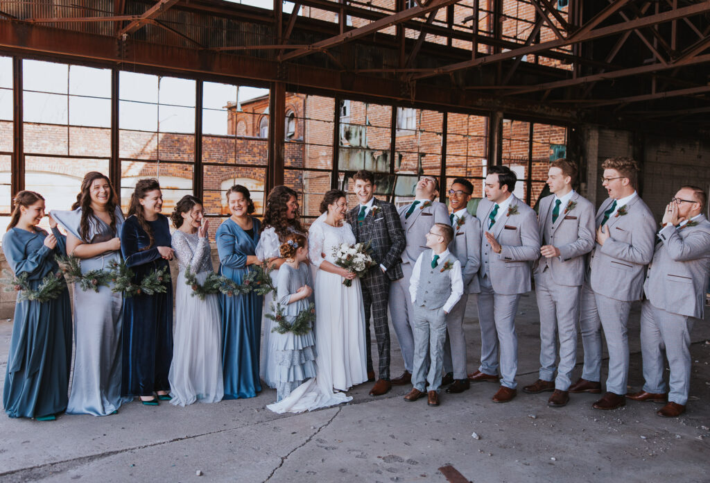 Bridesmaid bouquet and dress ideas