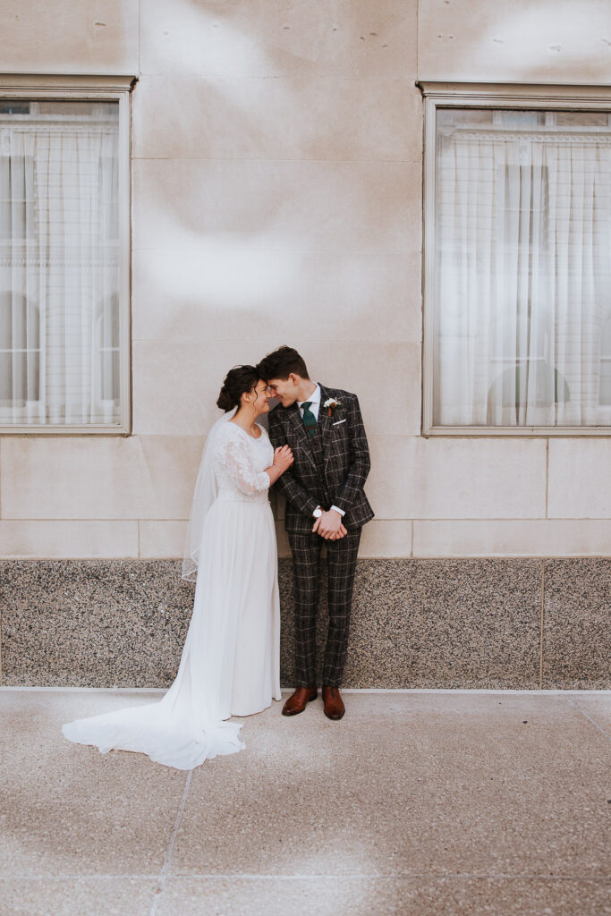 City wedding in Toledo, Ohio