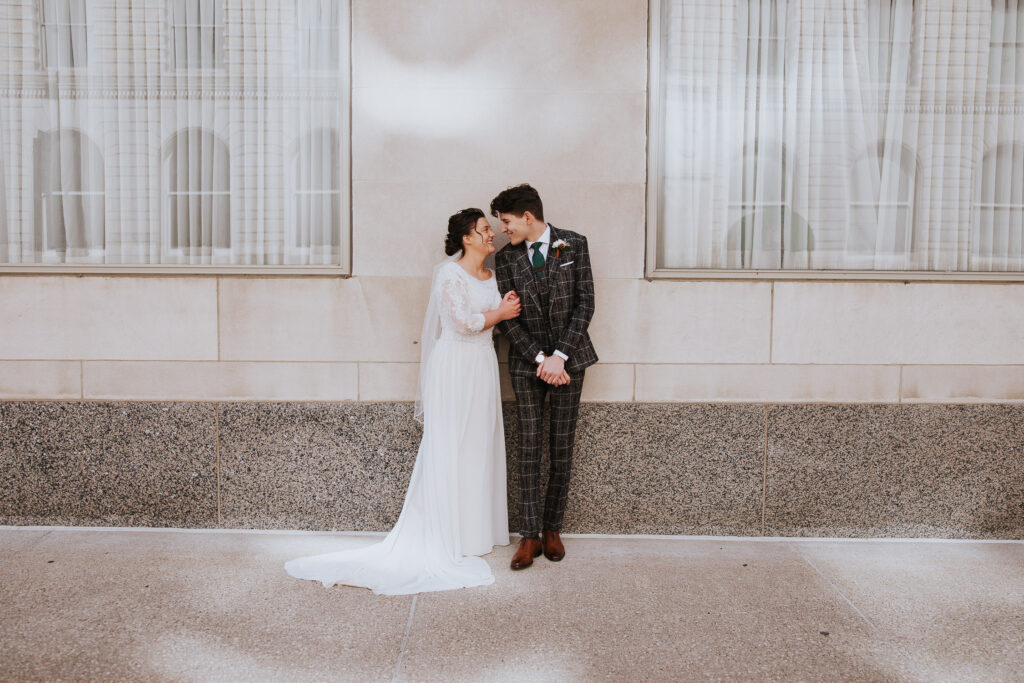 City wedding in Ohio